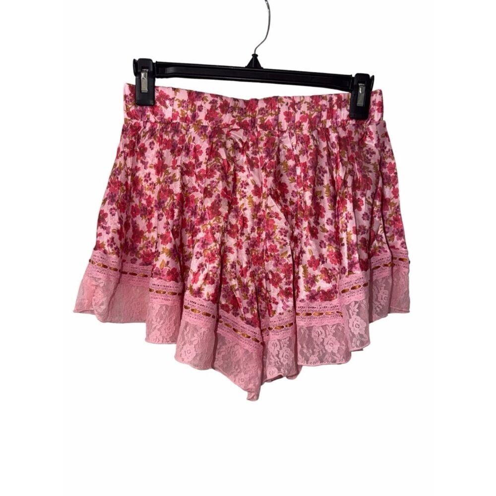 Free people Morning Breeze Pink Floral Print Intimately Shorts(Size XS) - Picture 3 of 5